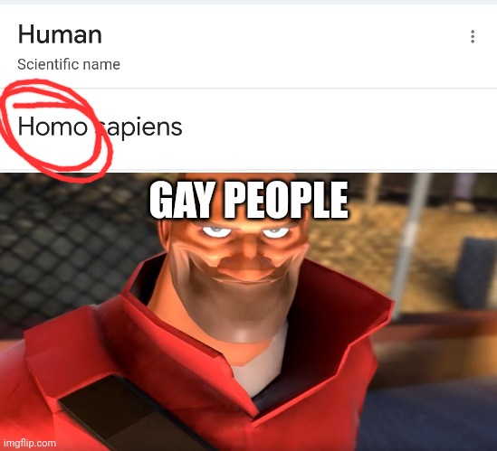 Oh no....... | GAY PEOPLE | image tagged in tf2 soldier smiling,gay | made w/ Imgflip meme maker