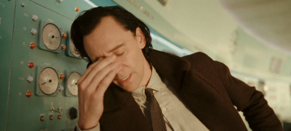 Annoyed Loki Blank Meme Template