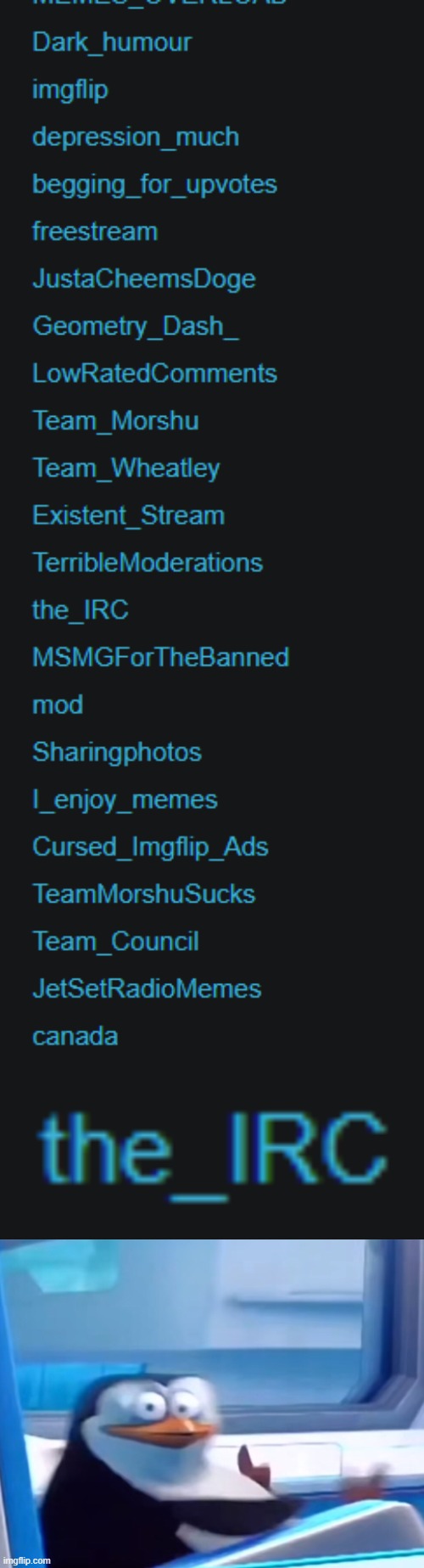 how be_thankful_for_what_are_you followed the_IRC stream?! | image tagged in uh oh,team wheatley sucks | made w/ Imgflip meme maker