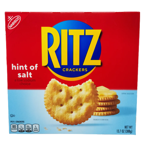 Ritz Crackers, Hint of Salt - 13.7 oz Blank Meme Template