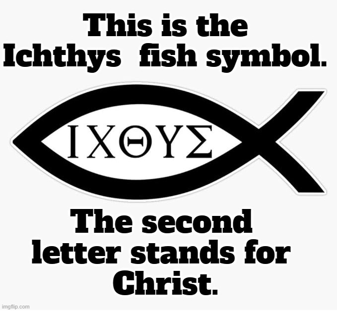 This is the Christian Fish Symbol - Imgflip