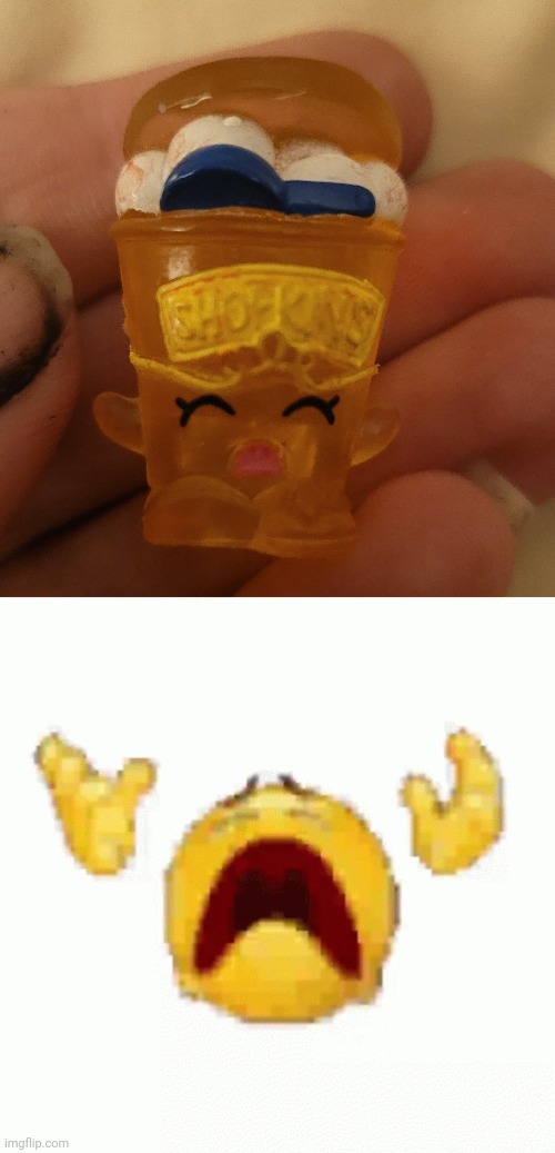 going through my old shopkinksbdkshdjdj | image tagged in when l | made w/ Imgflip meme maker