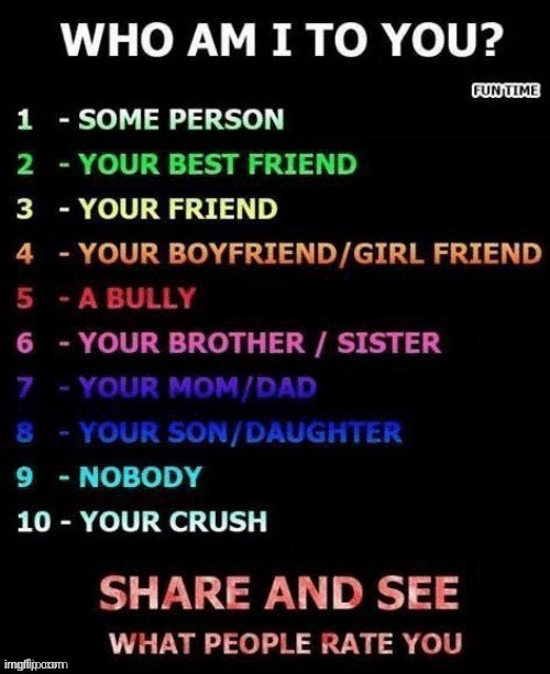 More | image tagged in who am i to you | made w/ Imgflip meme maker