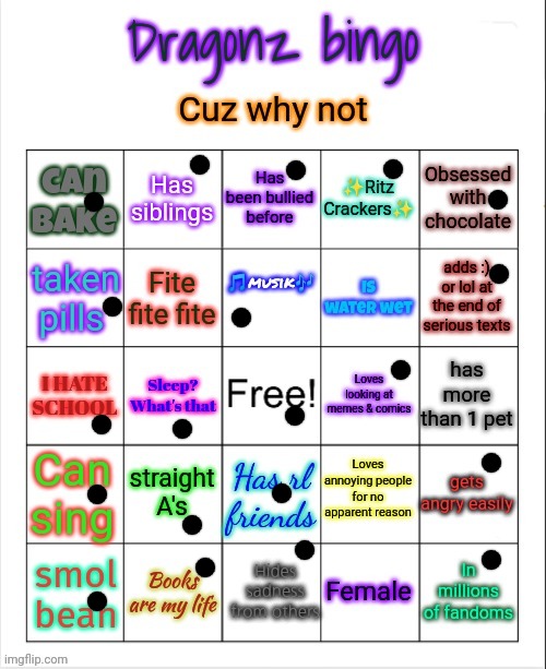 Reeeee | image tagged in dragonz bingo | made w/ Imgflip meme maker