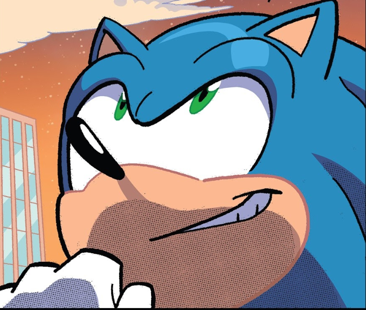 High Quality sonic yess Blank Meme Template