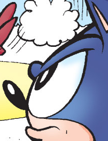 High Quality grumpy sonic Blank Meme Template