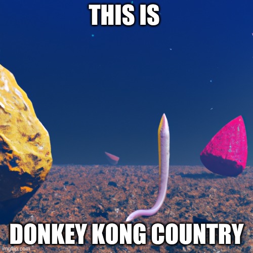 It Isnt Tuesday Here | THIS IS; DONKEY KONG COUNTRY | image tagged in christmas time on mars,ai meme,memes,comedy,ai image,funny memes | made w/ Imgflip meme maker