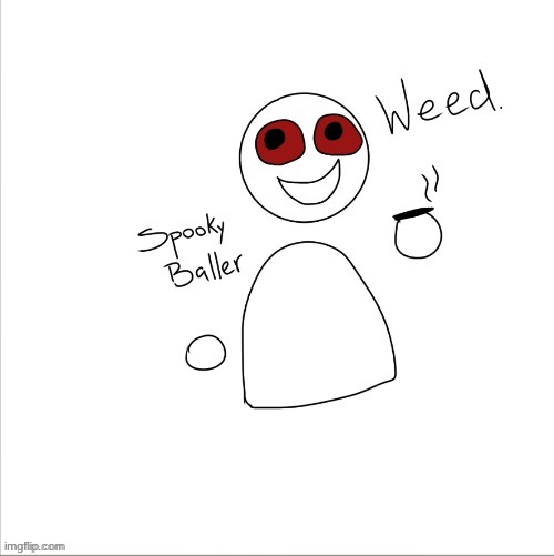 I drew spooky baller's little guy so fun | made w/ Imgflip meme maker