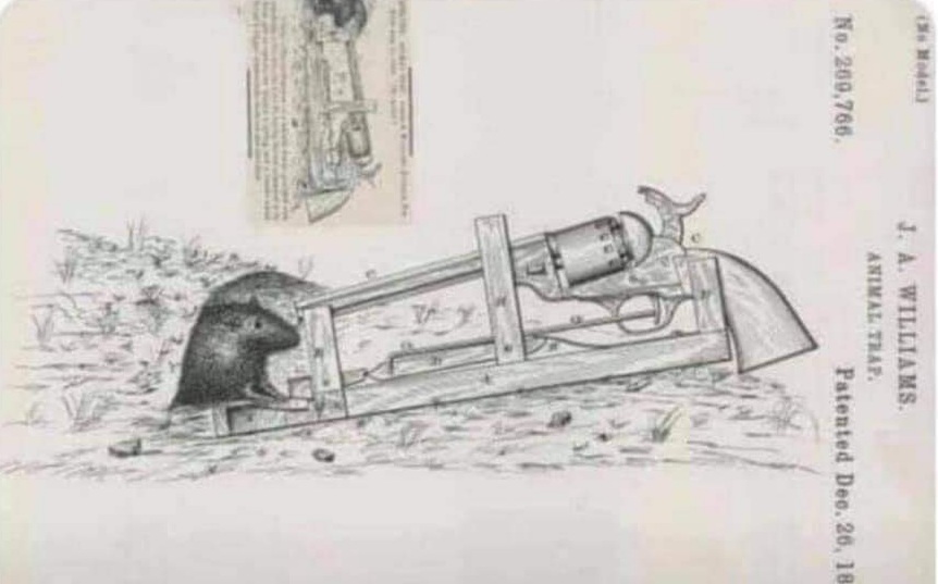 Old timey mouse trap Blank Meme Template