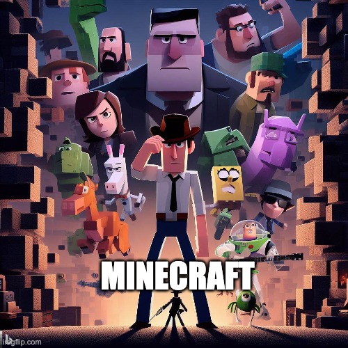lol made an ai poster and it is cursed | MINECRAFT | image tagged in minecraft | made w/ Imgflip meme maker