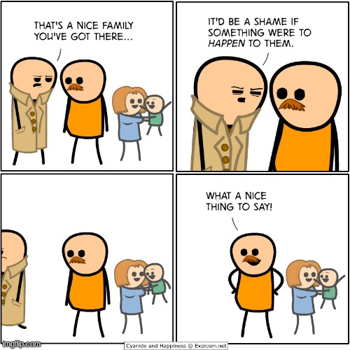image tagged in cyanide and happiness,gangster,comics/cartoons | made w/ Imgflip meme maker