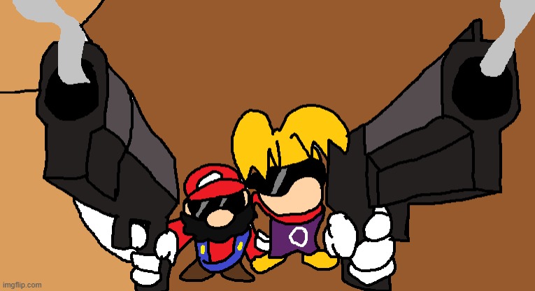 p.o.v- you insulted 2 viddy game mascots- | image tagged in space jam,pulp fiction,mario,rayman | made w/ Imgflip meme maker