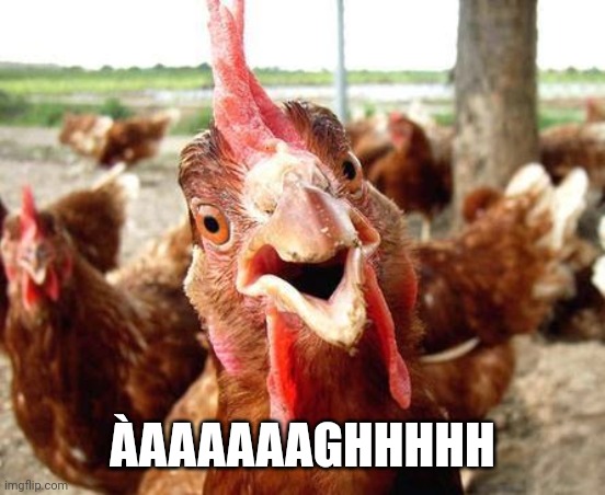 Chicken | ÀAAAAAAGHHHHH | image tagged in chicken | made w/ Imgflip meme maker