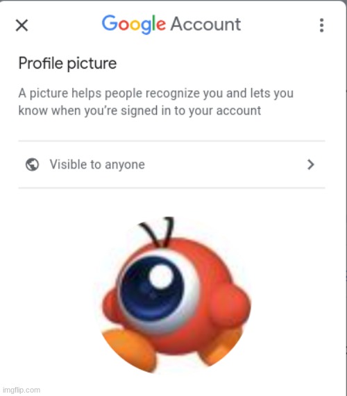 new pfp | made w/ Imgflip meme maker