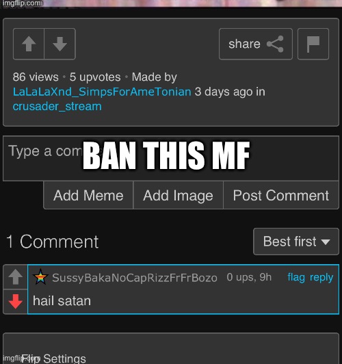 BAN THIS MF | made w/ Imgflip meme maker