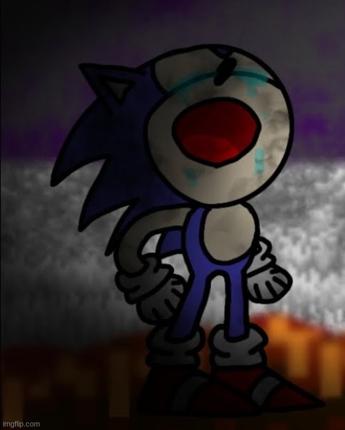 Crying Sonic | image tagged in crying sonic | made w/ Imgflip meme maker