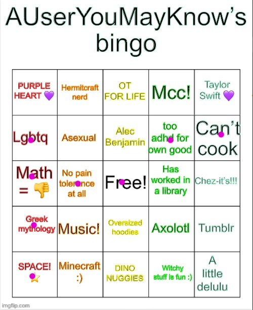 no bingo | image tagged in ayymk bingo | made w/ Imgflip meme maker