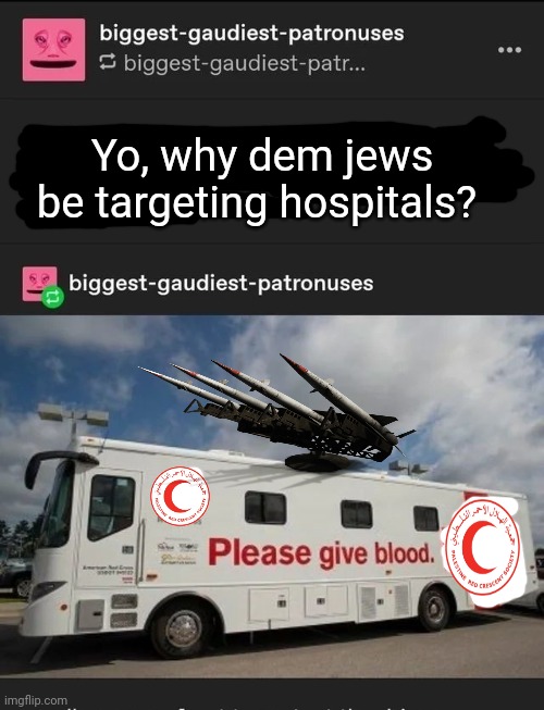 Don't ask why they're shooting at hospitals. Ask why hospitals are shooting back. | Yo, why dem jews be targeting hospitals? | image tagged in actually read,the genova convention,or shut the f up | made w/ Imgflip meme maker