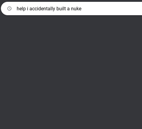 High Quality Help I accidentally built a nuke template Blank Meme Template
