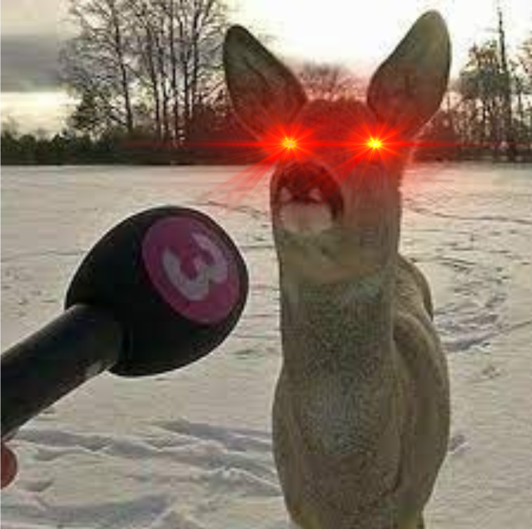 High Quality Angry Deer Blank Meme Template