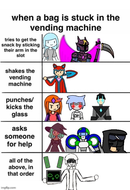 i mean Supernova can just phase through the glass and grab the snack | made w/ Imgflip meme maker