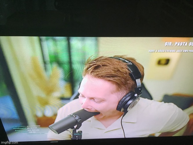 Jakerton eats his mic | image tagged in jakerton eats his mic | made w/ Imgflip meme maker