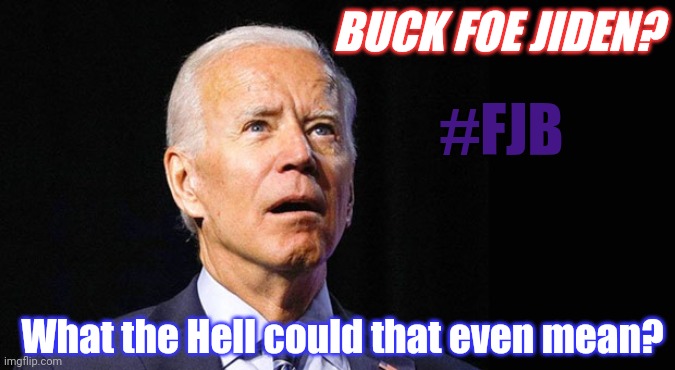 My Favorite Flavor is Stupendous Spoonerism. #BuckFoeJiden | BUCK FOE JIDEN? #FJB; What the Hell could that even mean? | image tagged in confused joe biden,dumb and dumber,fjb,donald trump,the great awakening,winning | made w/ Imgflip meme maker