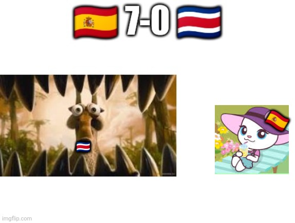 World cup meme match 9 | 🇪🇦; 🇨🇷 | made w/ Imgflip meme maker