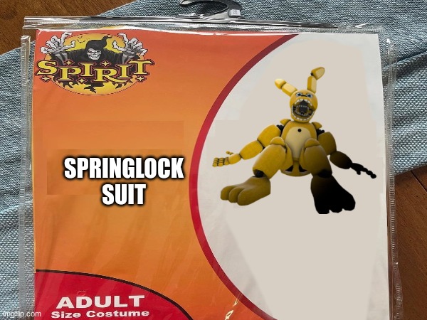 GOOD COSTUME ?????? | SPRINGLOCK SUIT | image tagged in memes,fnaf,matpat,fnaf good feet,ilikfeet,i_no_one_finds_these_tags | made w/ Imgflip meme maker