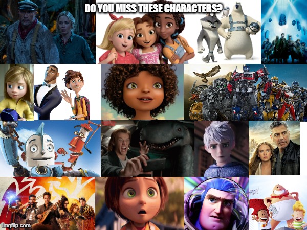 Much Of These Characters Are From The 2010s. But I Still Prefer Them Over The Establishment.#AntiEstablishment | DO YOU MISS THESE CHARACTERS? | image tagged in buzz lightyear,dungeons and dragons,captain underpants,paramount,disney,spies | made w/ Imgflip meme maker