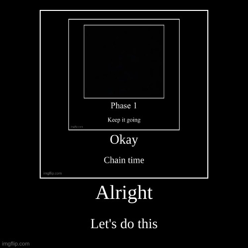 Alright | Let's do this | made w/ Imgflip demotivational maker