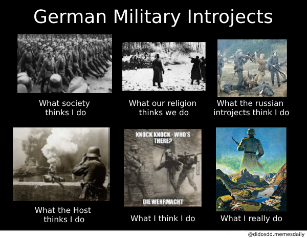 High Quality did osdd introjects german Blank Meme Template