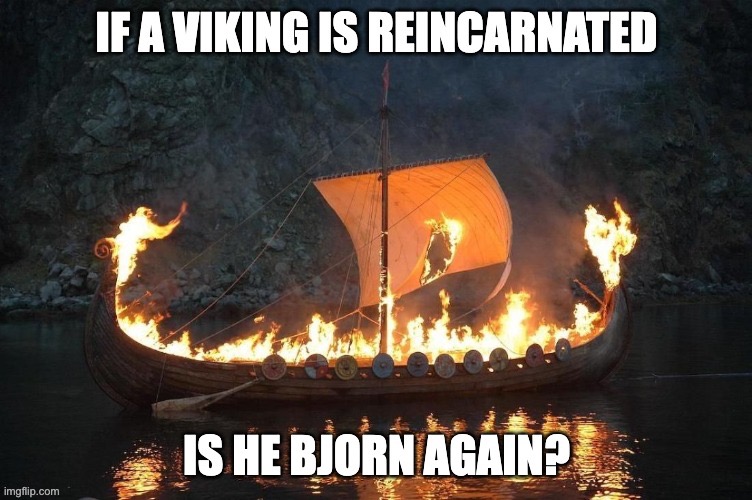 Viking | image tagged in dad joke | made w/ Imgflip meme maker