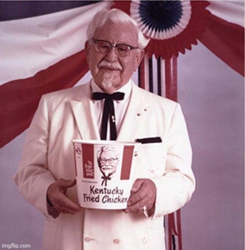 Sus | image tagged in kfc colonel sanders | made w/ Imgflip meme maker