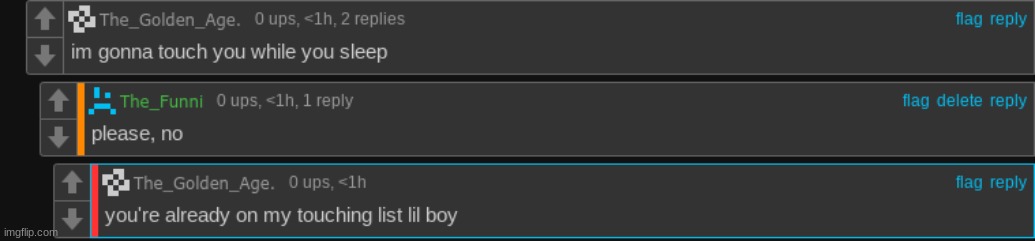 i hope he's /j | made w/ Imgflip meme maker