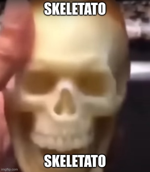 skeletato | SKELETATO; SKELETATO | image tagged in skeletato | made w/ Imgflip meme maker
