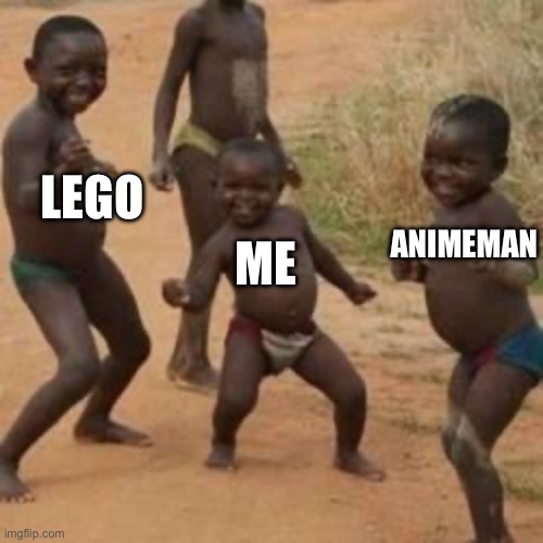 dancing_boy | ME LEGO ANIMEMAN | image tagged in dancing_boy | made w/ Imgflip meme maker