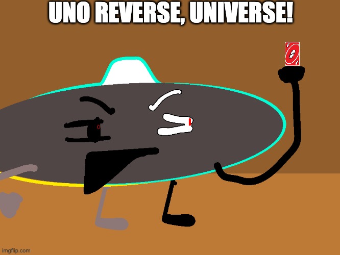 Uno Reverse Universe Blank Meme Template