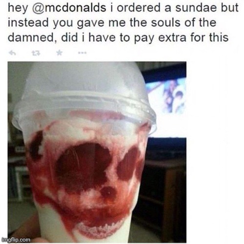 McDonald's sundae | image tagged in mcdonald's,sundae,memes,reposts,repost,dessert | made w/ Imgflip meme maker