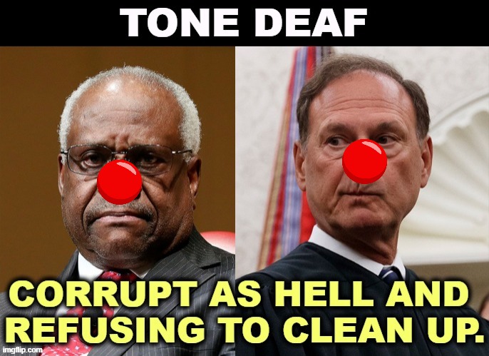 Term limits! | image tagged in clarence thomas,sam alito,crooked,justice,supreme court,for sale | made w/ Imgflip meme maker