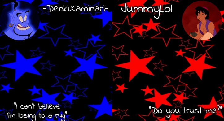 Jummy's and Denki's Aladdin Temp <3 Blank Meme Template