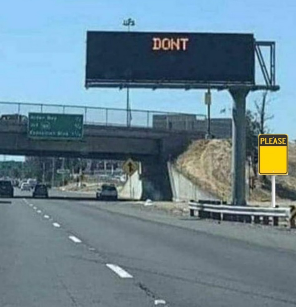 Don't Traffic Sign Blank Meme Template