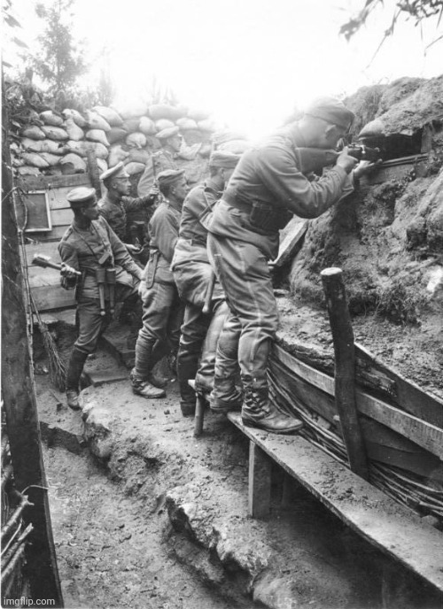 world war one trench | image tagged in world war one trench | made w/ Imgflip meme maker