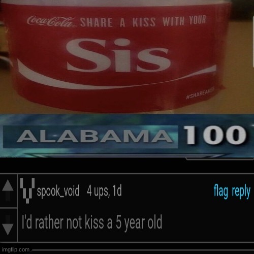 Kiss 5 year old Blank Meme Template