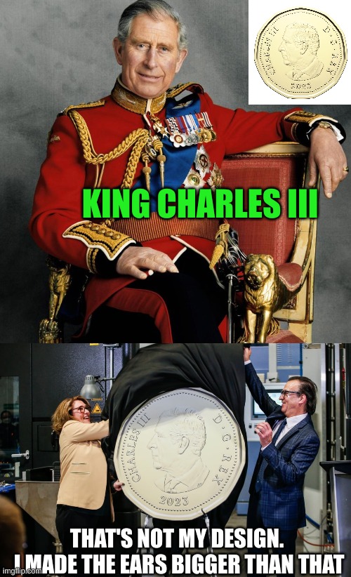 The Canadian Mint reveals first strike of King Chuckie III blund Blank Meme Template