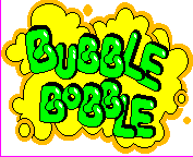 Bubble Bobble Logo Green Meme Template