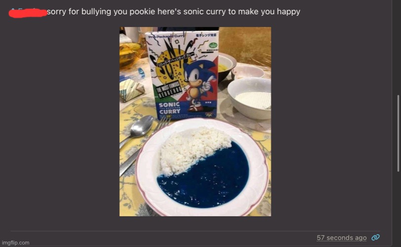 Fucikng sonic curry | made w/ Imgflip meme maker