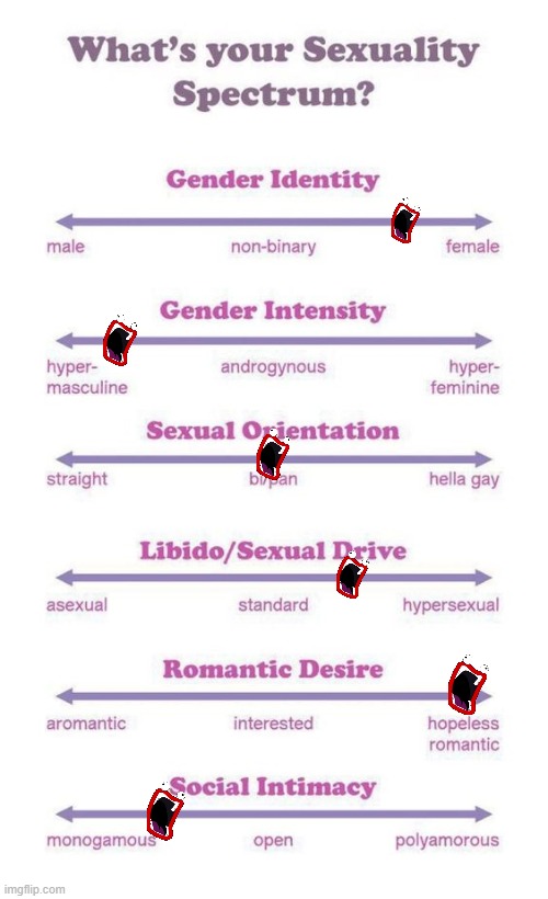 Yes | image tagged in what's your sexuality spectrum | made w/ Imgflip meme maker