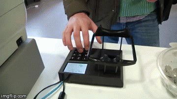 Pay with vein scanning | image tagged in gifs,funny,science,pay,scanning | made w/ Imgflip video-to-gif maker