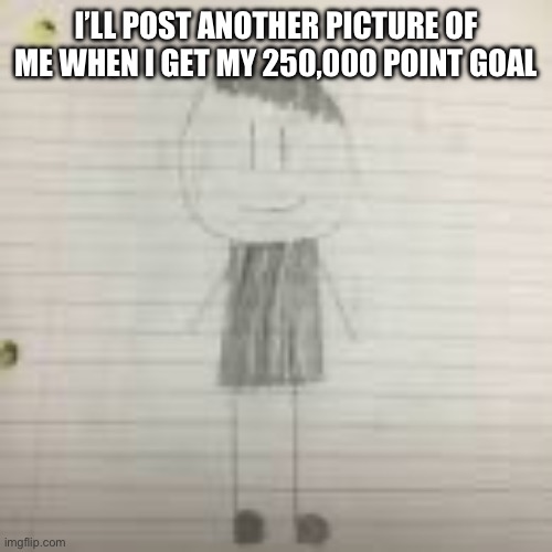Help me get to 250,000 | I’LL POST ANOTHER PICTURE OF ME WHEN I GET MY 250,000 POINT GOAL | image tagged in pokechimp | made w/ Imgflip meme maker
